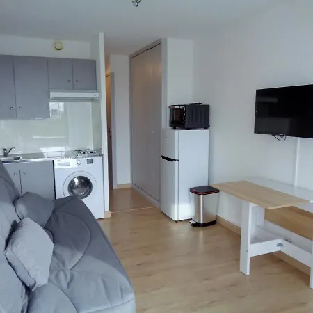 Studio 4 Pers Bord De Mer Avec Parking Apartman